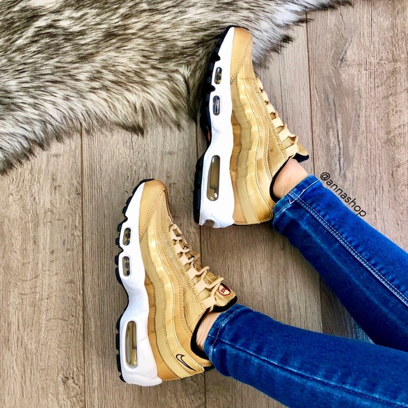 Nike Shoes - NWT Nike Air Max 95 Rare Gold